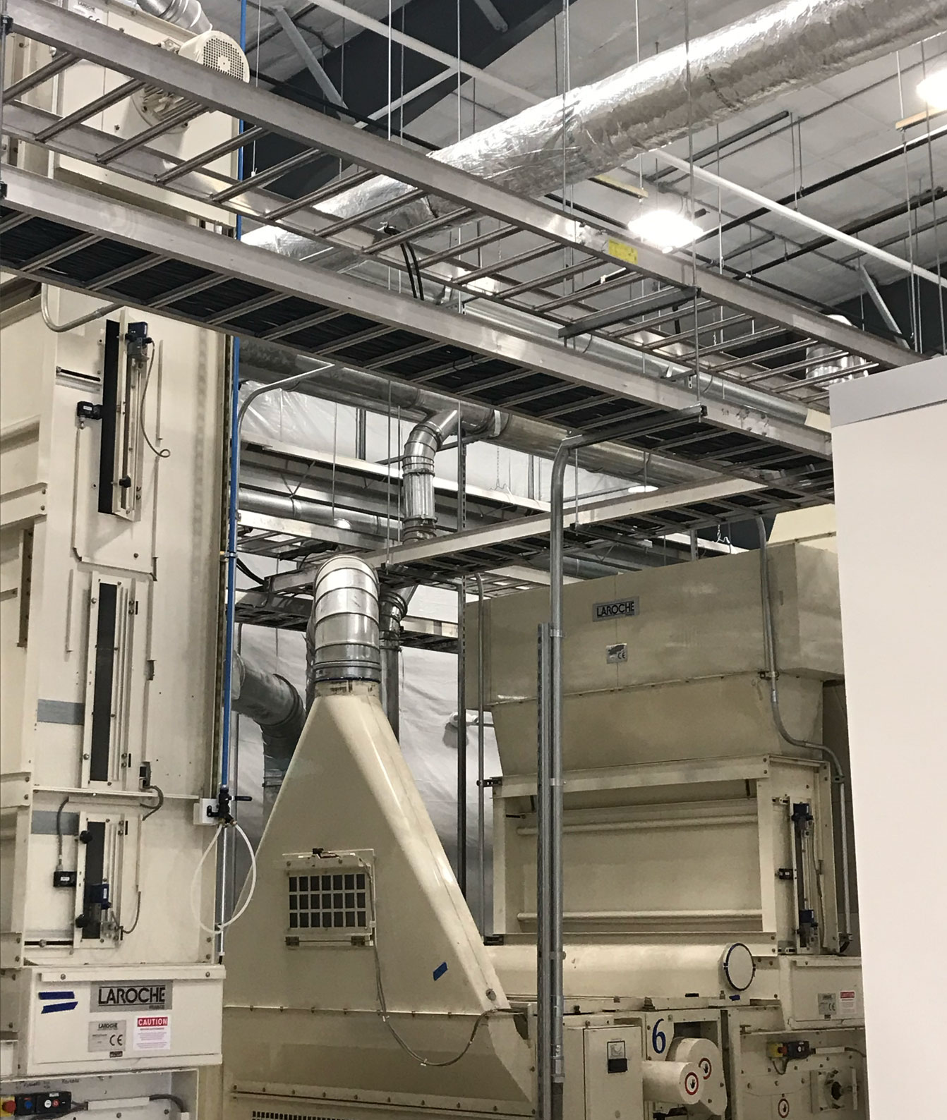 decortication-web hemp processing facility